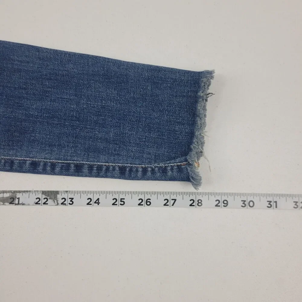 Abercrombie‎ & Fitch harper low rise super skinny jeans 25/0 blue womens 3653
